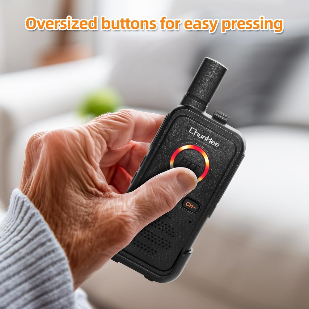 ChunHee Wireless Intercom System for Home Caregiver Pager Intercom for Elderly w