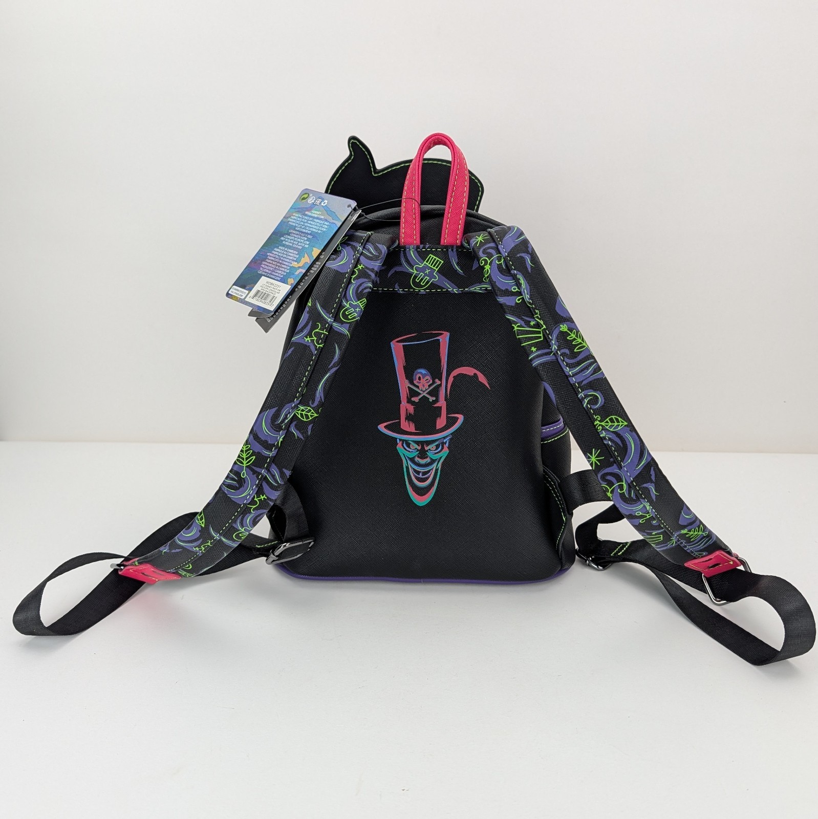 Loungefly Disney Dr Facilier Villains Mini Backpack Glow Lenticular Tarot NWT