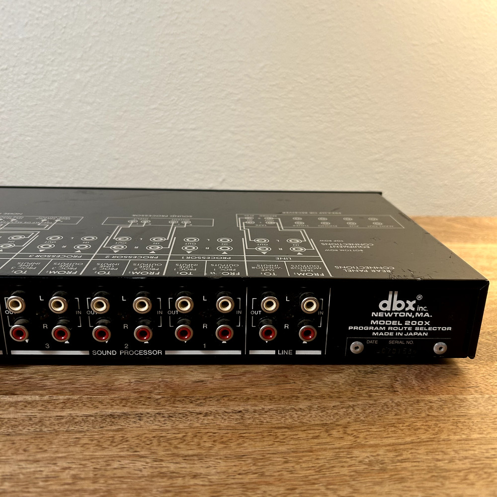 DBX 200X Tape Selector Switch / Program Route Selector - Tested