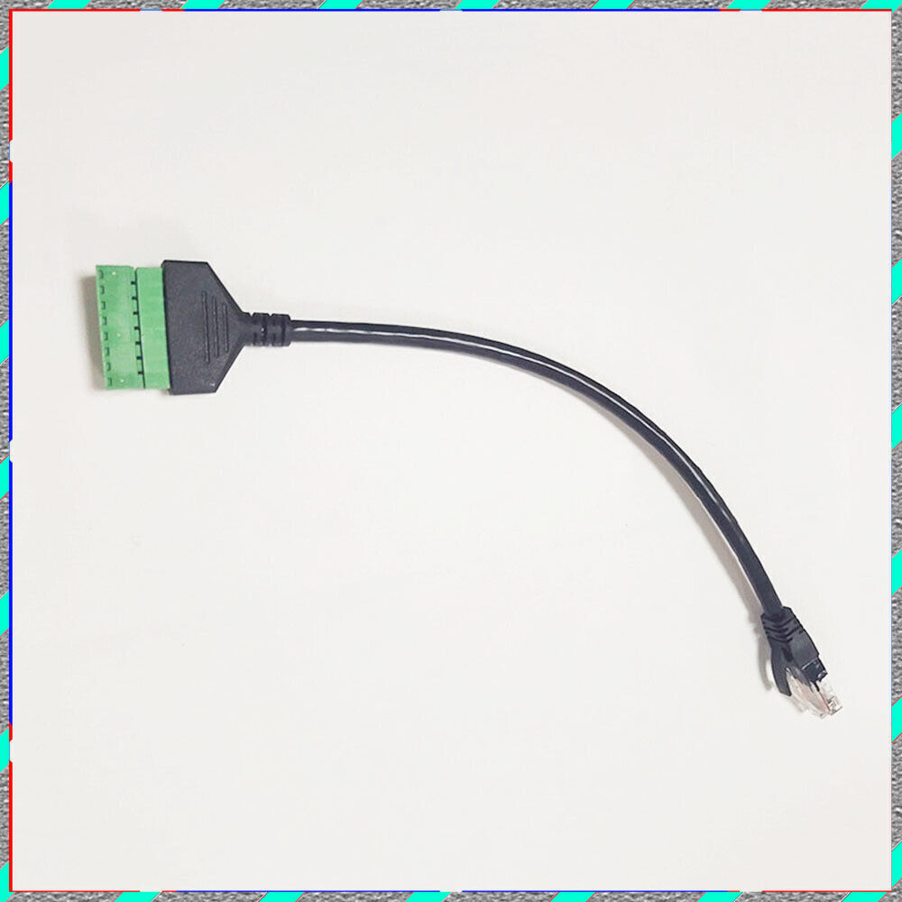 RJ45 revolution terminal 8-core extension Network cable adapter cable can fixed