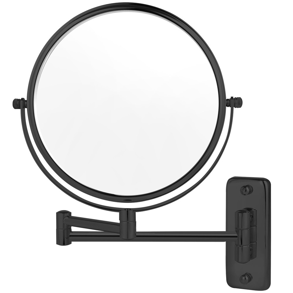 8” Wall Mounted Makeup Mirror with10X Magnification, Double Sided Shaving