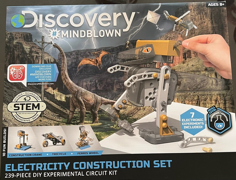 Discovery  Electricity Construction Set DIY Experimental Circuit Kit Mindblown
