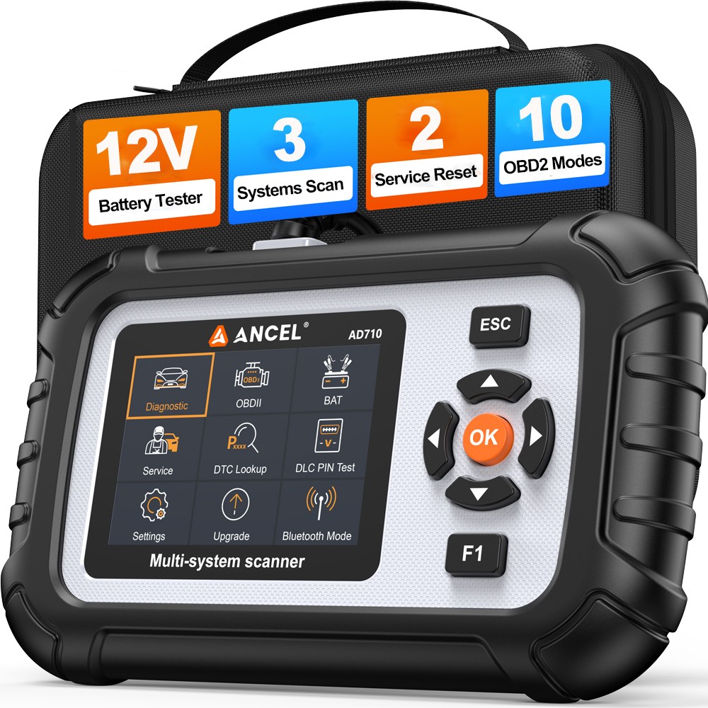 ANCEL Scan Tool ABS Bleeding SRS Engine OBD2 Code Reader Car Diagnostic Scanner