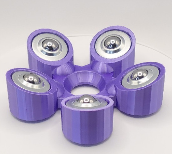 Bowling Ball Spinner Cup - Silky Purple