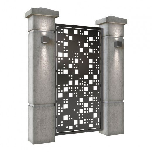 Gorgeous Custom Handcrafted Metal Entry Gate