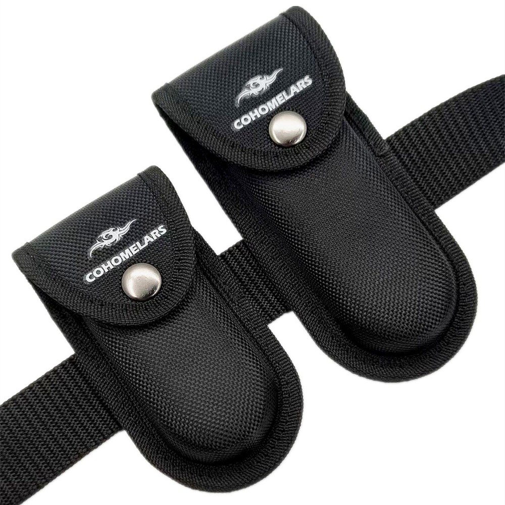 2Pcs Horizontally and Vertically Carry Nylon Sheaths (Small Size + Large Size...