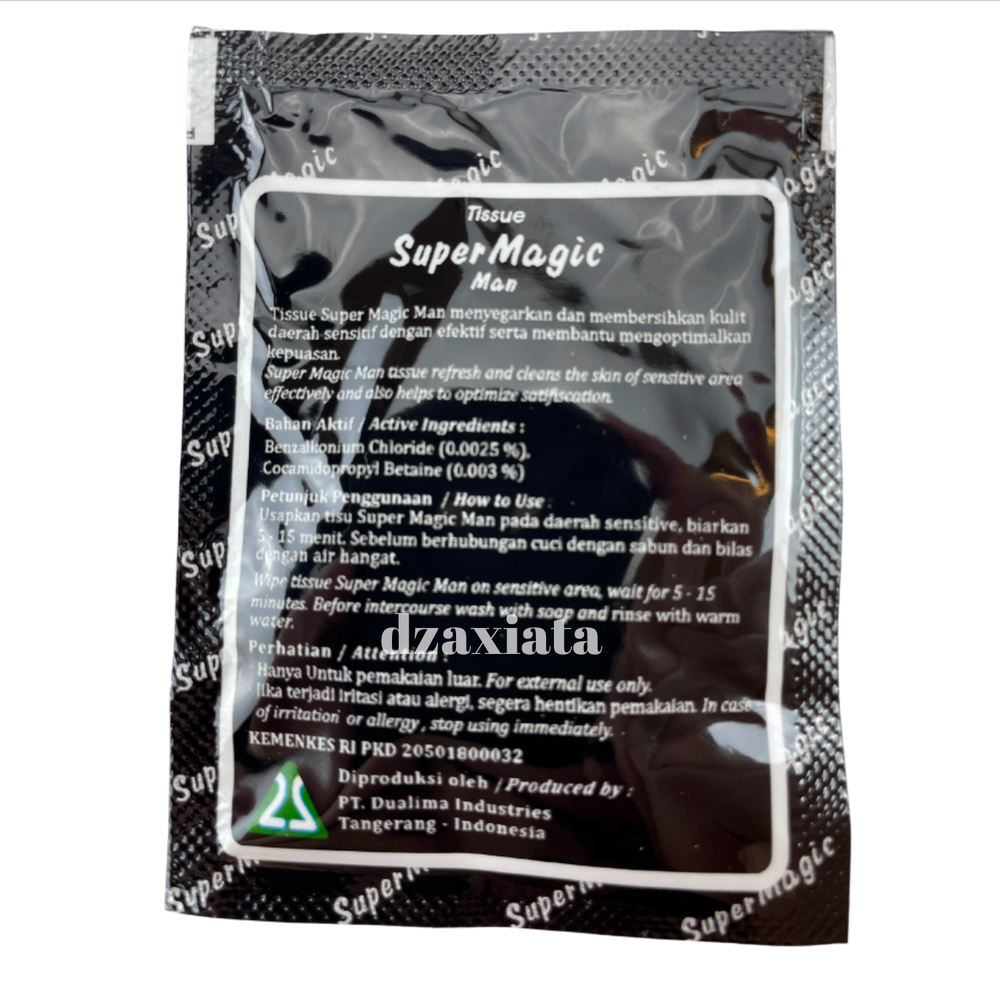 3 Boxes Tissue Super Magic Man Plus Antiseptic for Long Sex & Delay Ejaculation