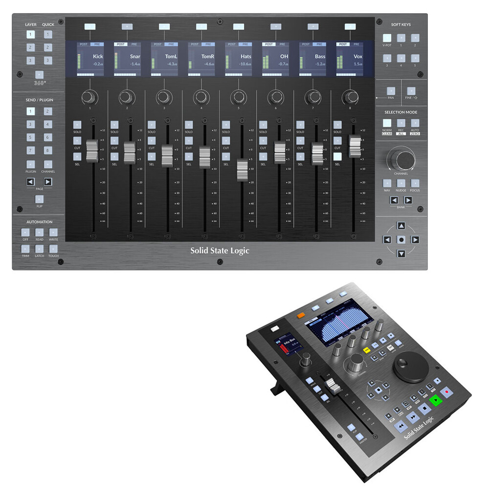 Solid State Logic UF8 Advanced DAW Controller Bundle w/ DAW Control Surface KIT