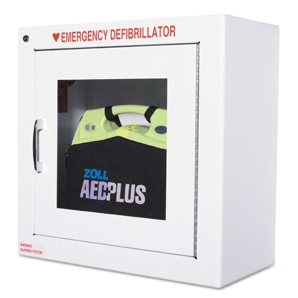 Zoll AED Plus, Wall Cabinet, 9"W, White