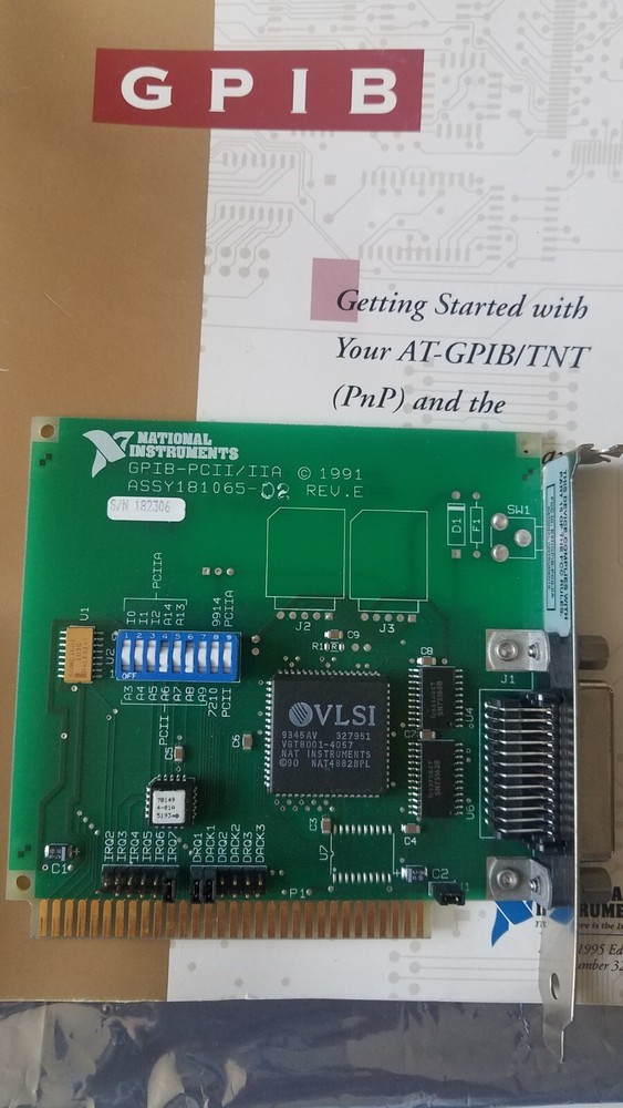 National Instruments 181065-01 GPIB-PCII/IIA ISA Interface Controller Card