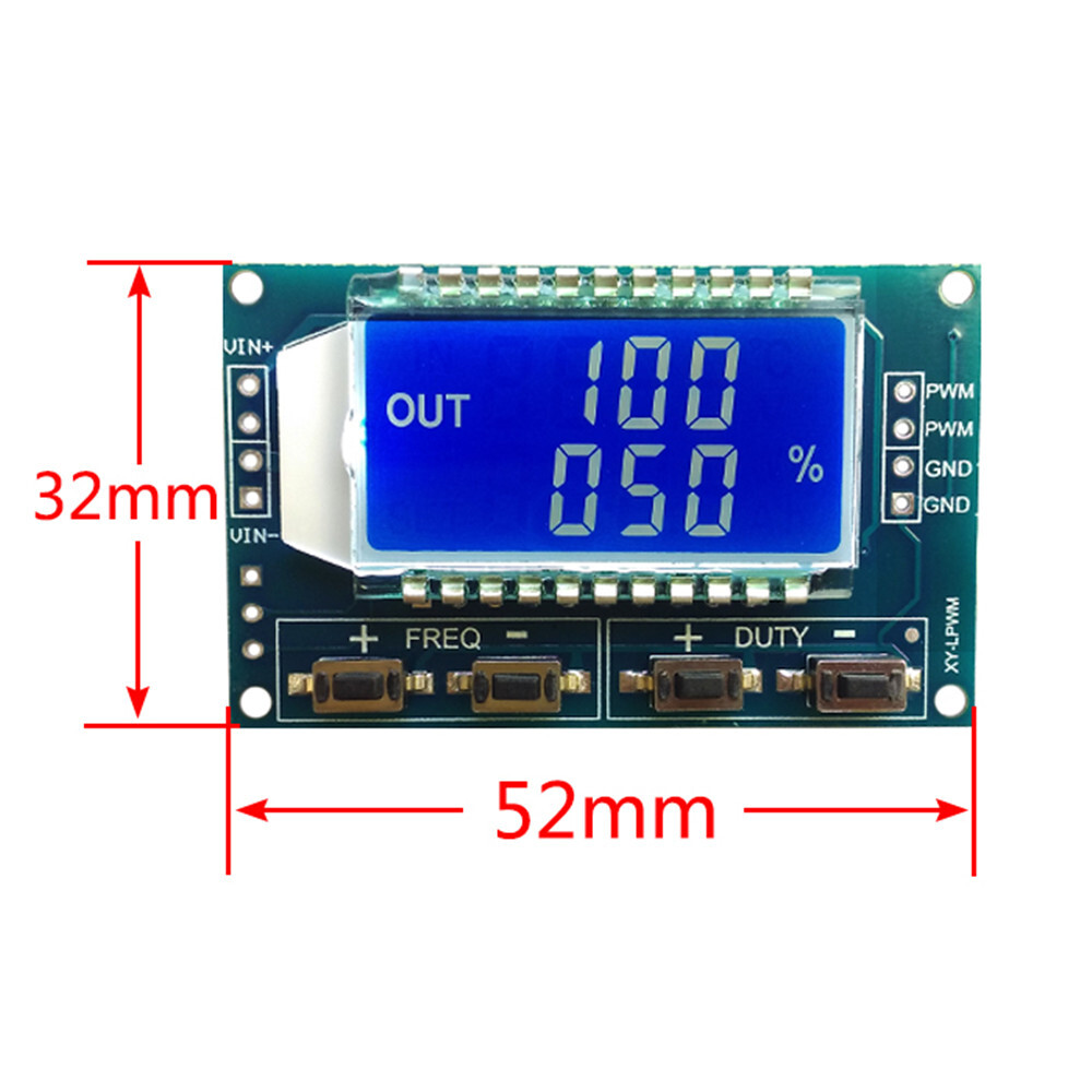 10PCS PWM Pulse Frequency Duty Cycle Square Wave Adjustable Signal Generator