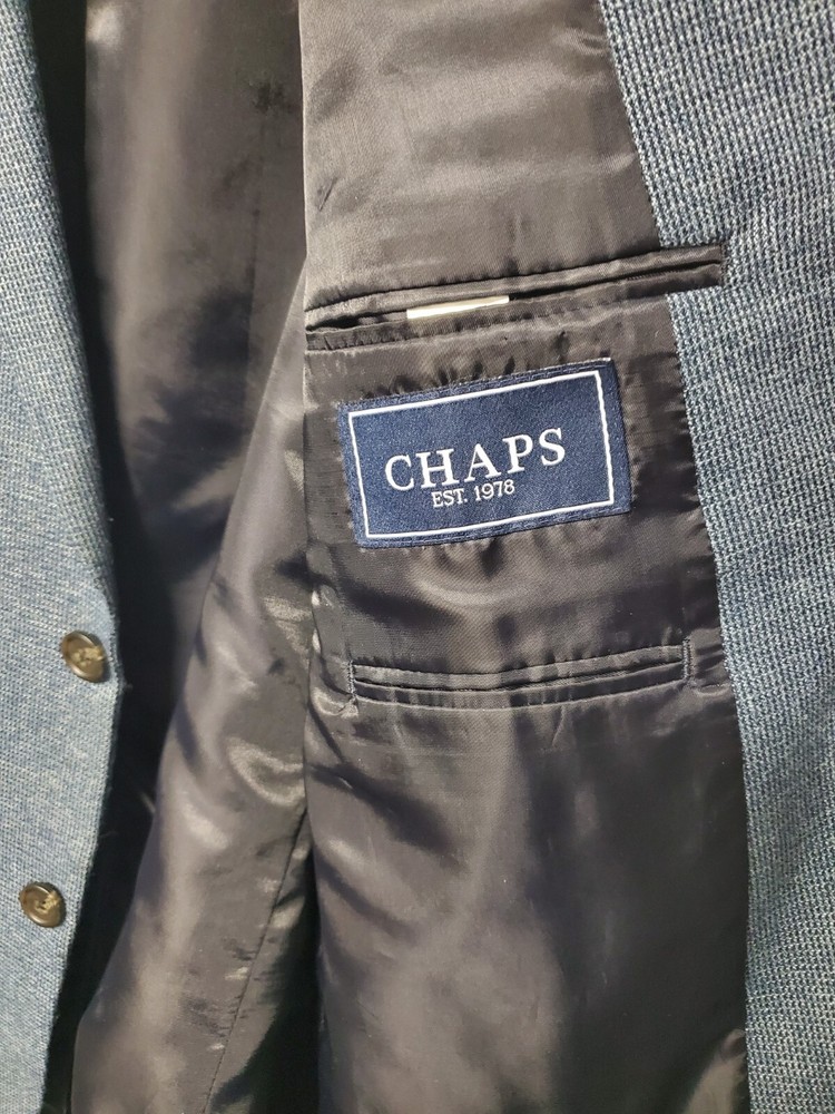 Suit Jacket - Blazer - Men - Chaps - Blue - Size 42R