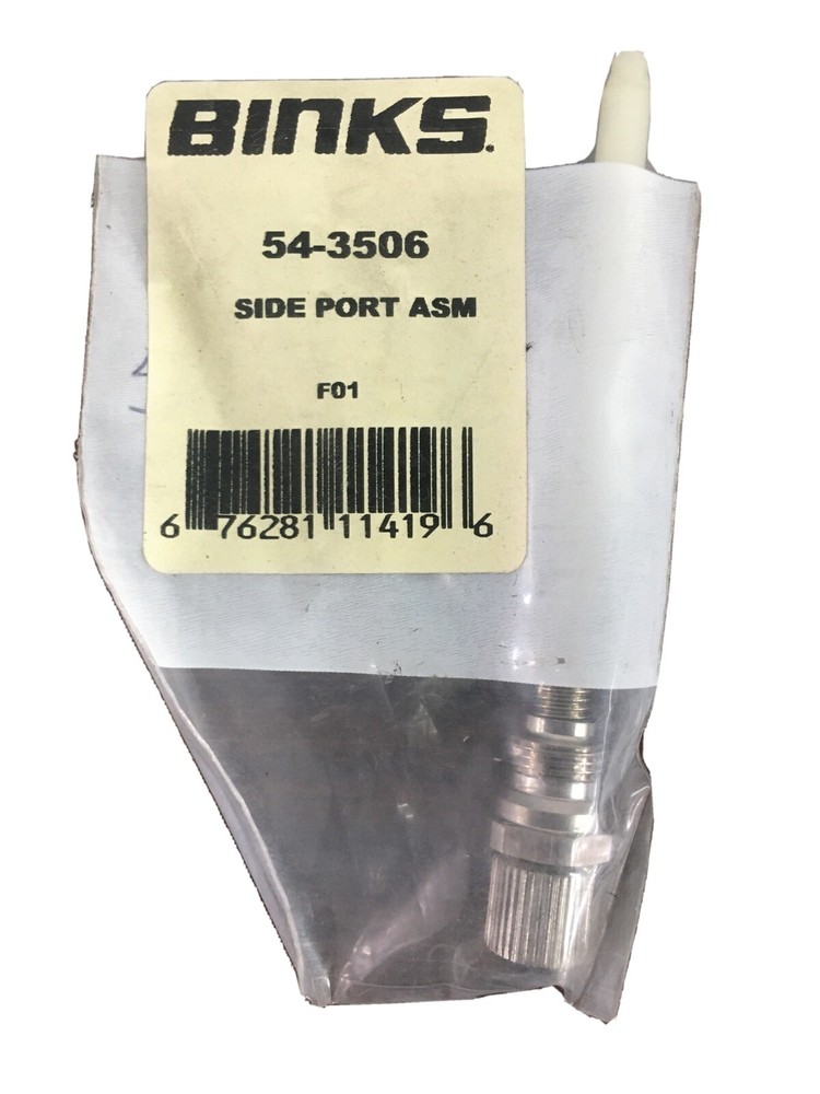 BINKS 54-3506 SIDE PORT ASSEMBLY - NEW