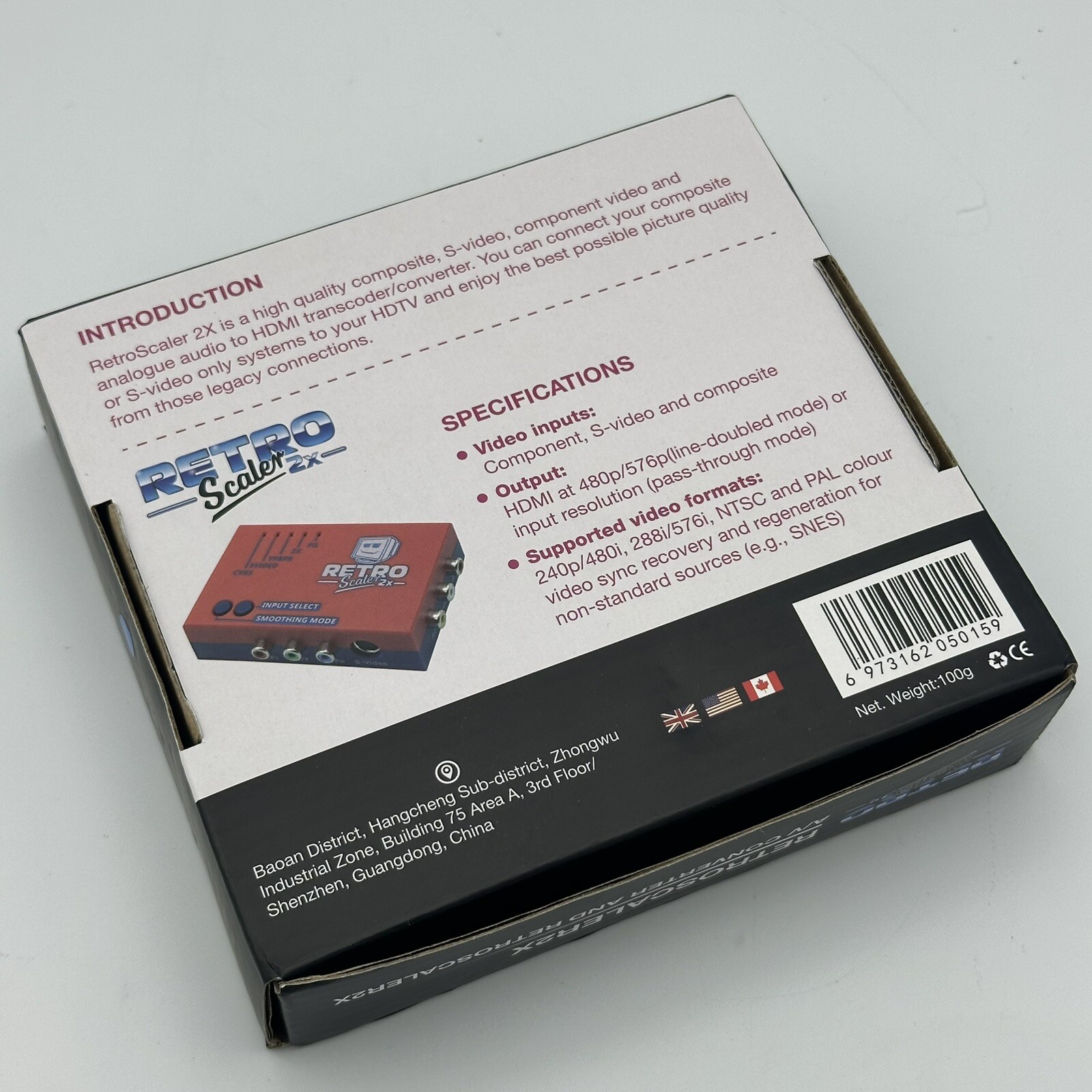 RetroScaler2x AV to HDMI Up-Scaler Converter Line-Doubler Retro Consoles Tink