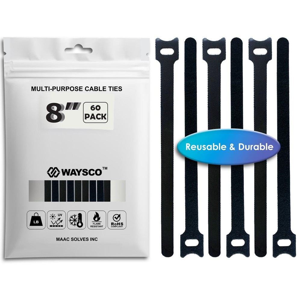 WAYSCO Wrap Reusable Cable Ties