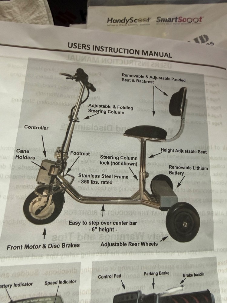 foldable mobility. travel scooter