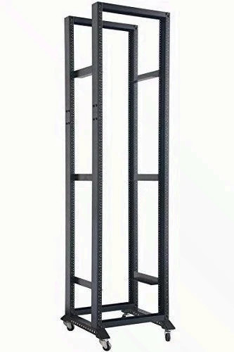 Raising Electronics 42U 4 Post Open Frame 19'' Data Network It Server/Audio Rack
