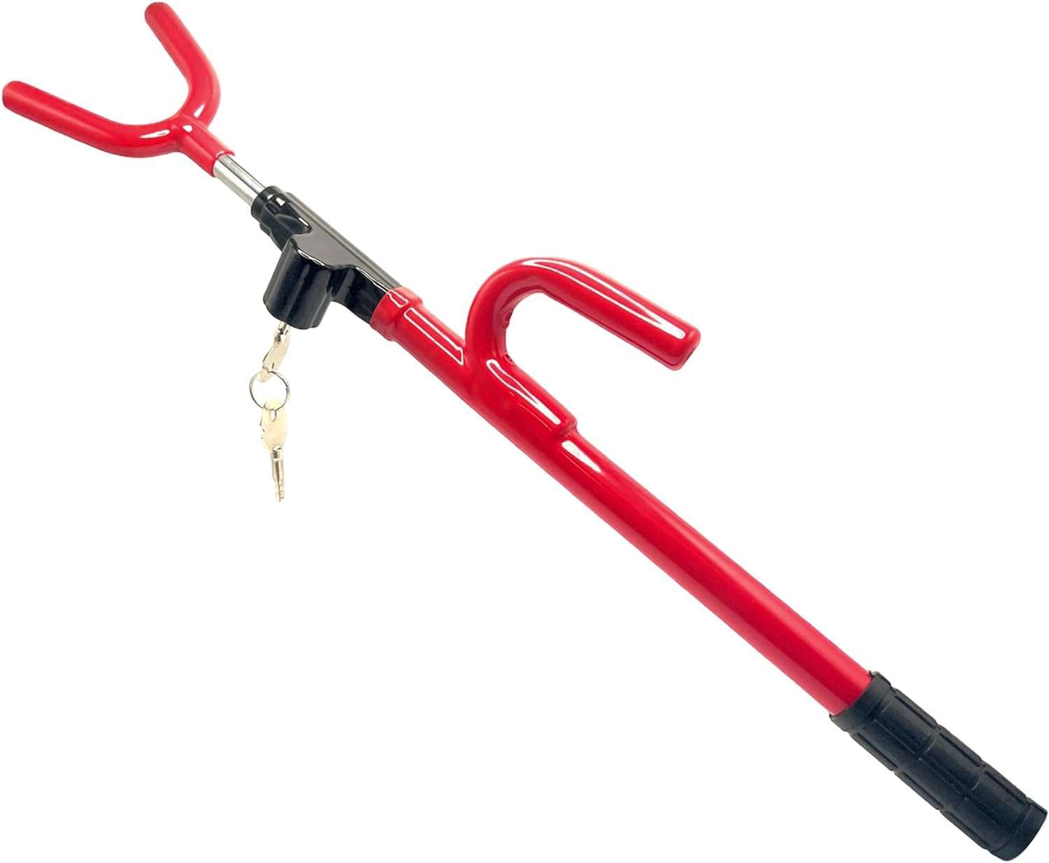 Steering Wheel Lock The Club Twin Hooks Anti Theft Universal Car Van Truck SUV