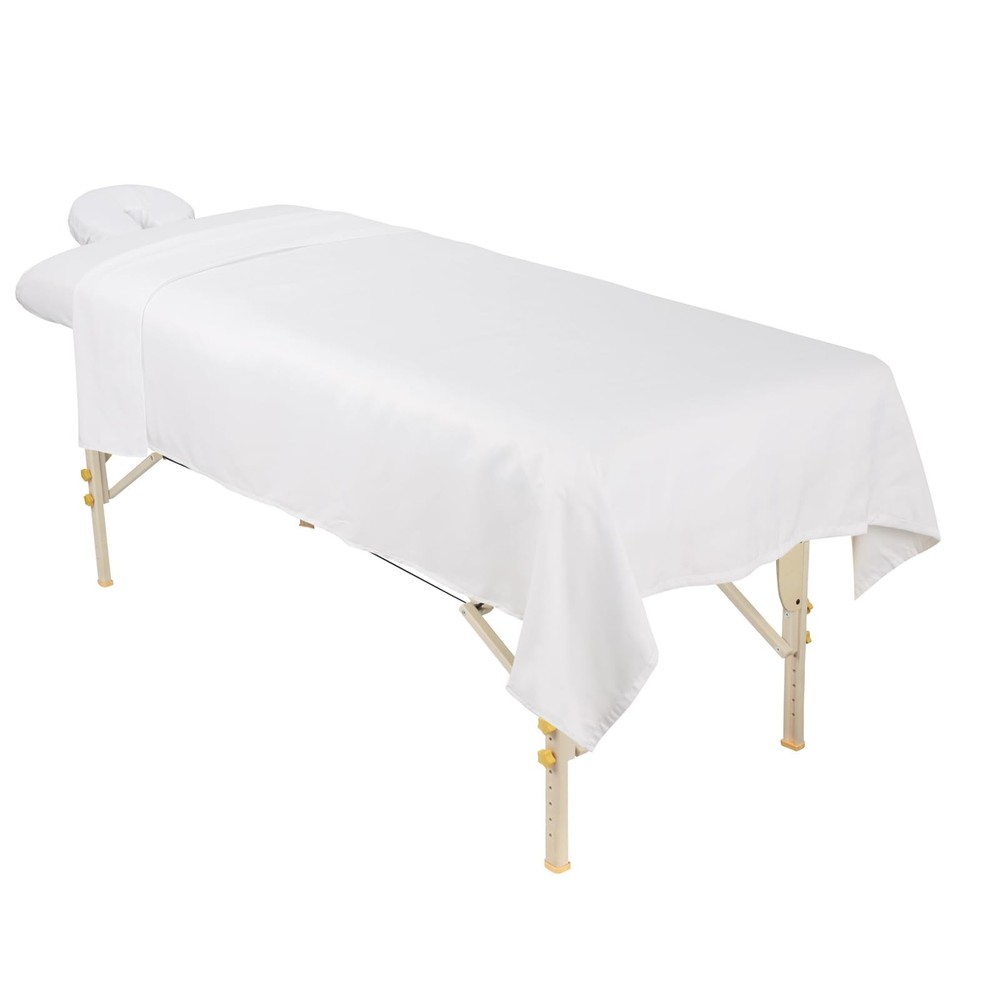 ForPro Professional Collection Premium Microfiber Massage Table, White