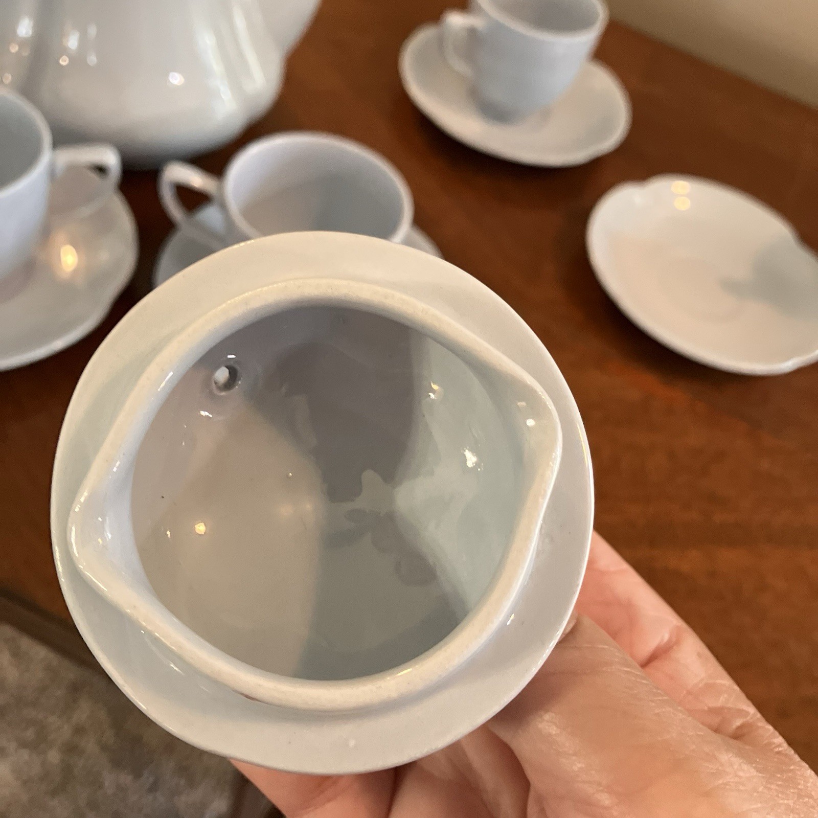 Vintage Johnson Brothers Greydawn 10 Piece Tea Set EUC