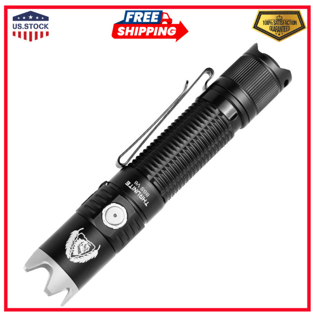 ThruNite BSS V6 Black Scout Survival Customized Edition EDC Flashlight, USB-C...