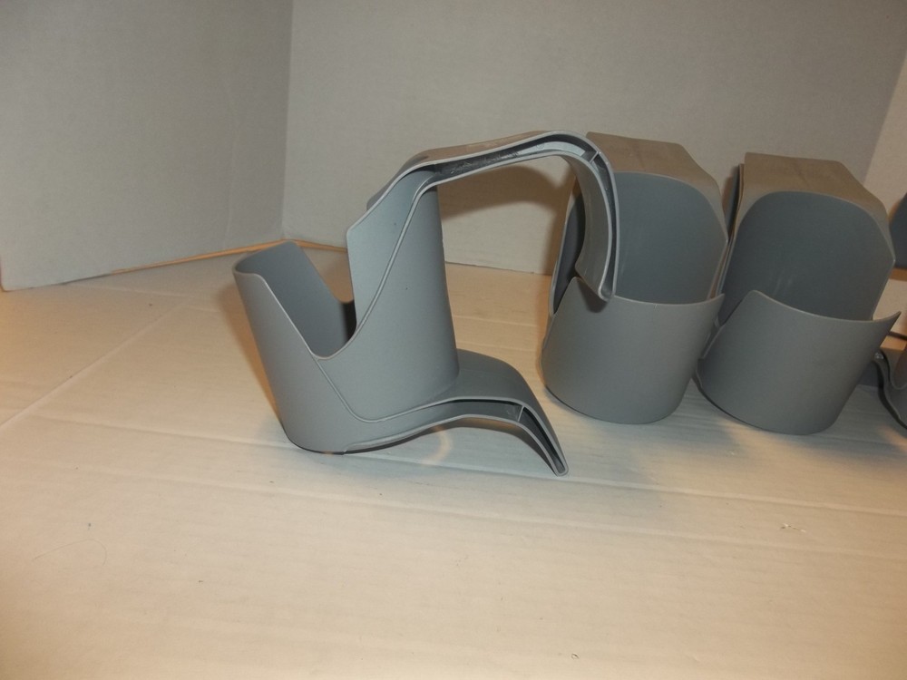 SUMMER WAVES Poolside Cup Holder Gray, 4-Pack