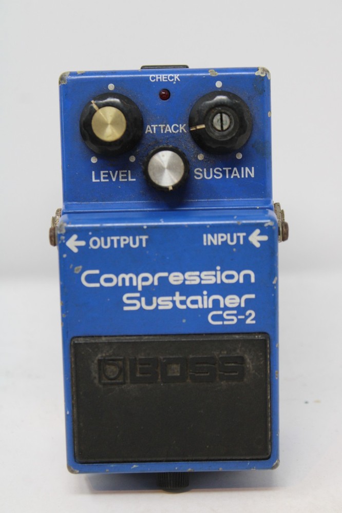 BOSS CS-2 Compression Sustainer Guitar Effects Pedal Unit Only