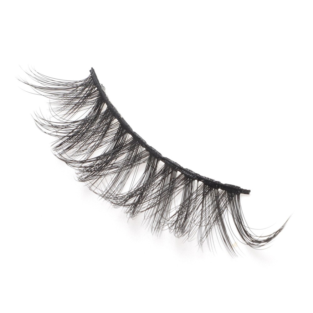 Soft 3D False Eyelashes for Makeup Black 3D-07 5 Pair