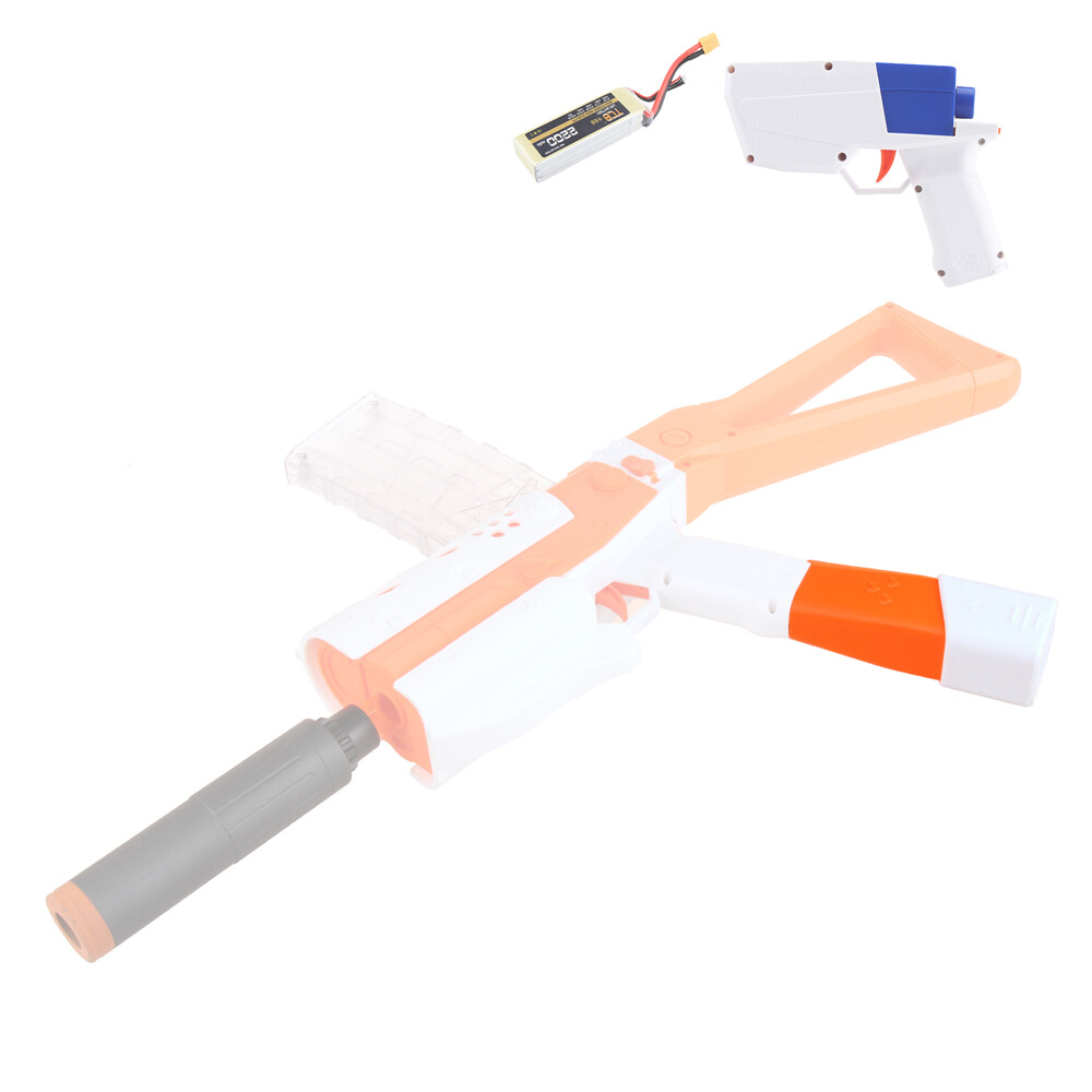 Worker Mod Extended Lipo Battery Case Straight Type for Hurricane Blaster