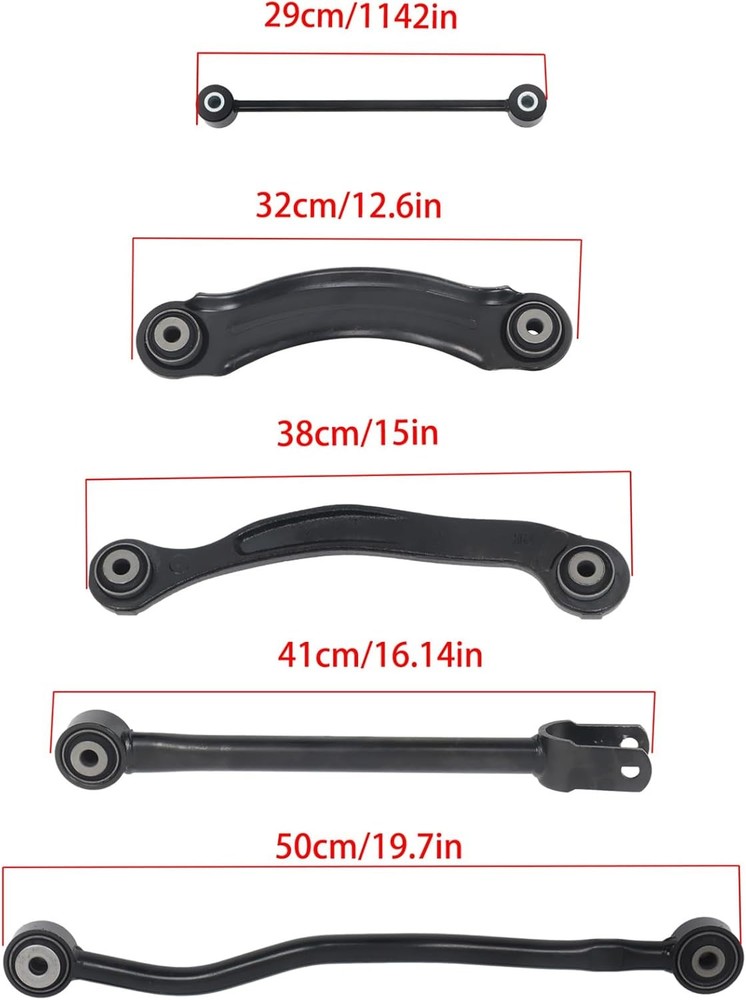 labwork Rear Upper Lower Control Arm Replacement for 300 2005-2016 Replacement