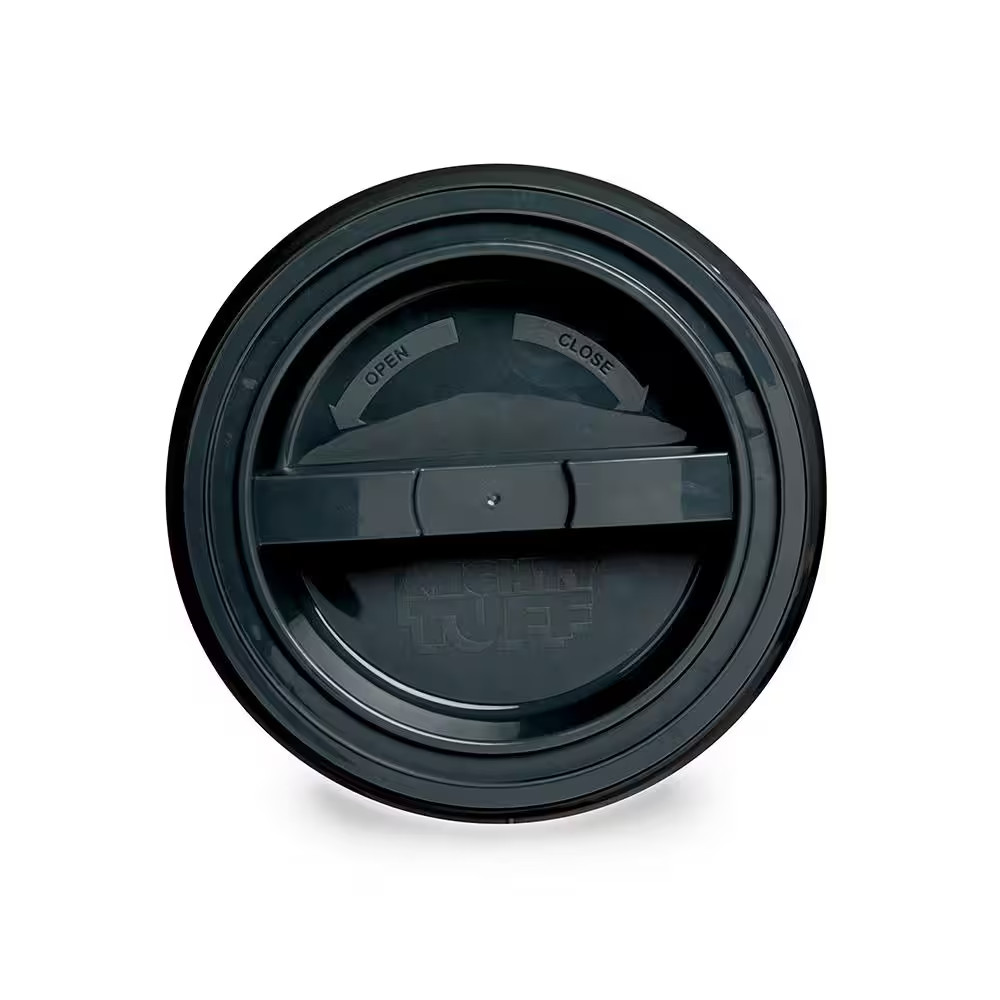 5 GAL Screw Top Lid in Black