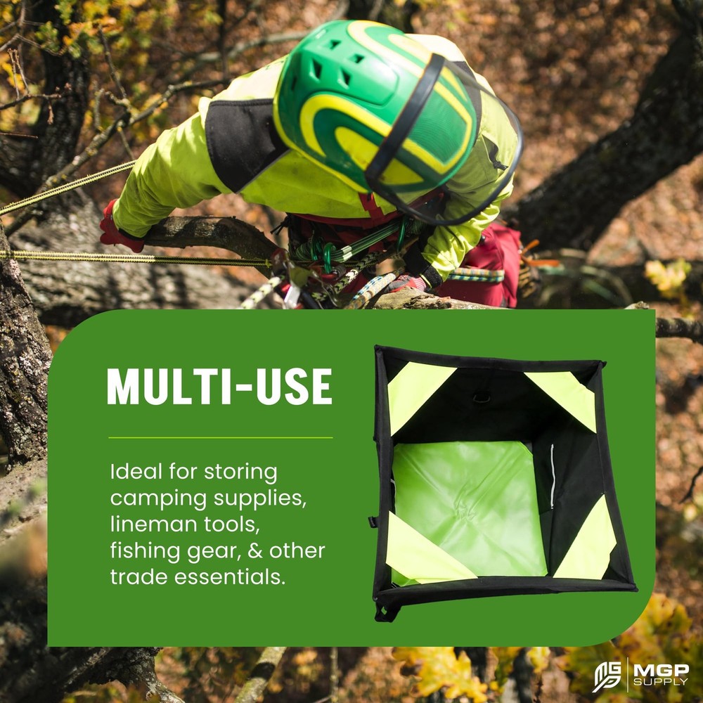 Arborist Throw Line Cube & Kit | Durable & Collapsible Storage Cube for Organ...