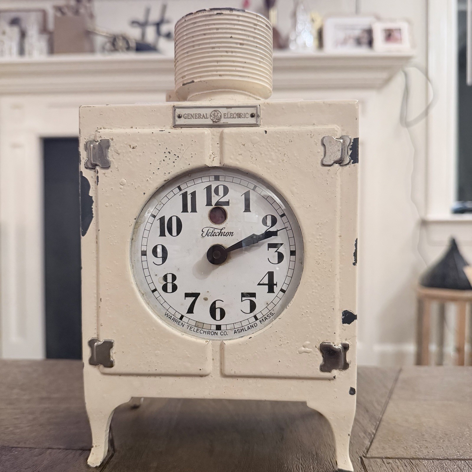 Vintage Telechron General Electric Rare Refrigerator Clock