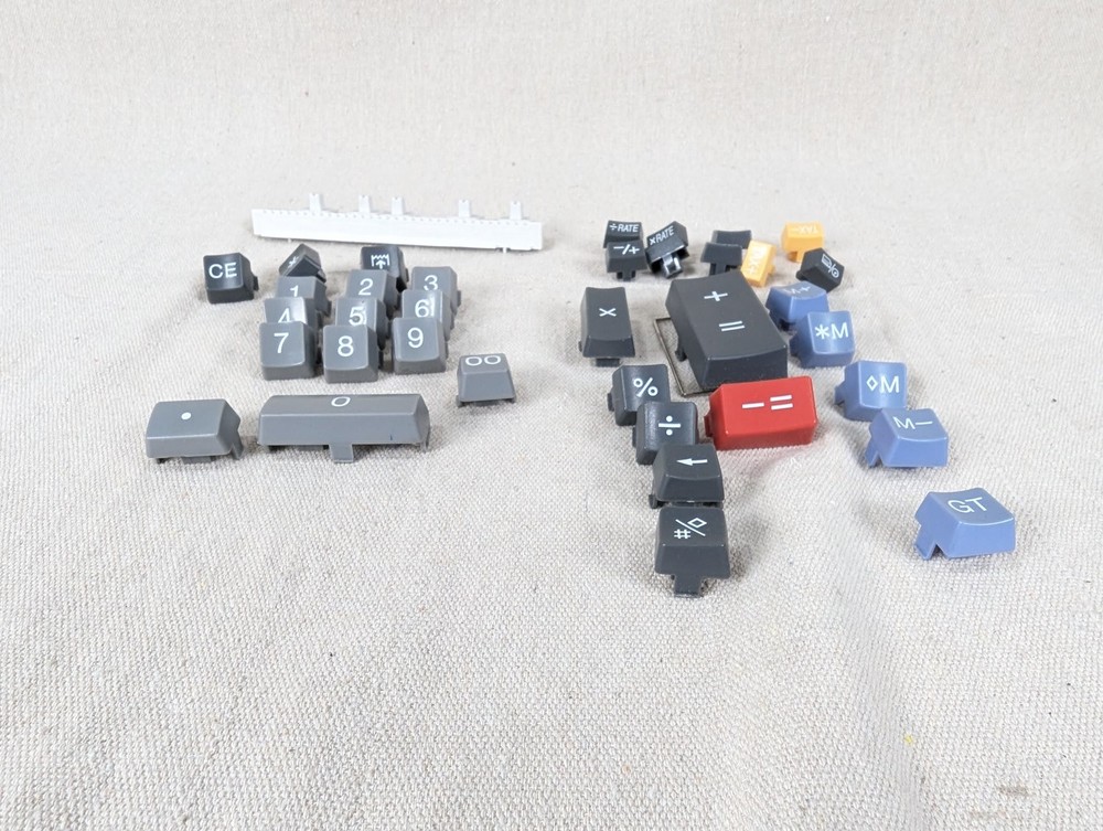 Sharp EL-1197PIII Printing Calculator Replacement Keycap Set Numeric Function...