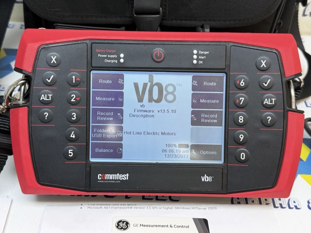 GE Commtest VB8 Ascent Level 2 CLK Software License Key Untested