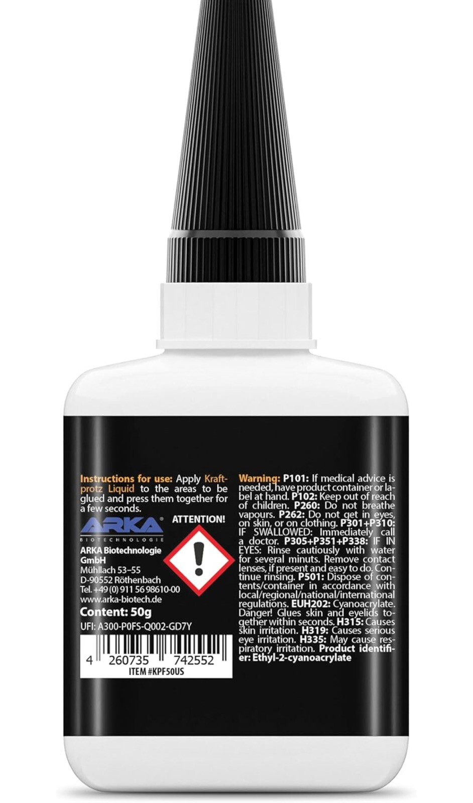 German Strong Super Glue Gel Anti Drying Tip Gorilla Strong XXL 50g SAME DAY SHP