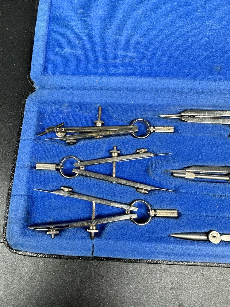 Grantley 4 Architect Box Draughtsman Drawing Tools Geometry Set Compass Engineer