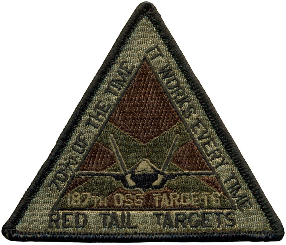 USAF 187th OPERATIONS SUPPORT SQUADRON – F-35 TARGETS – OCP PATCH