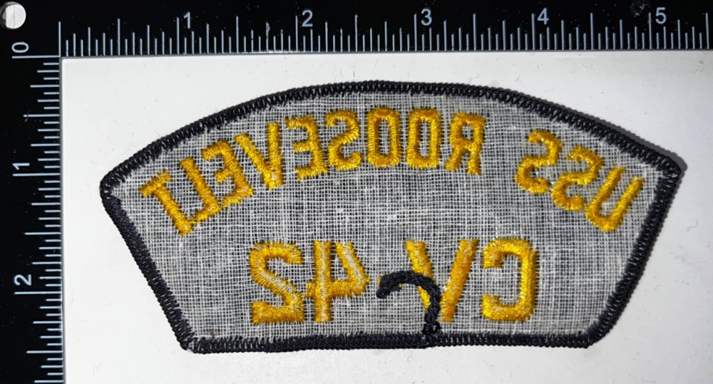 USN US Navy USS Roosevelt CV-42 Patch