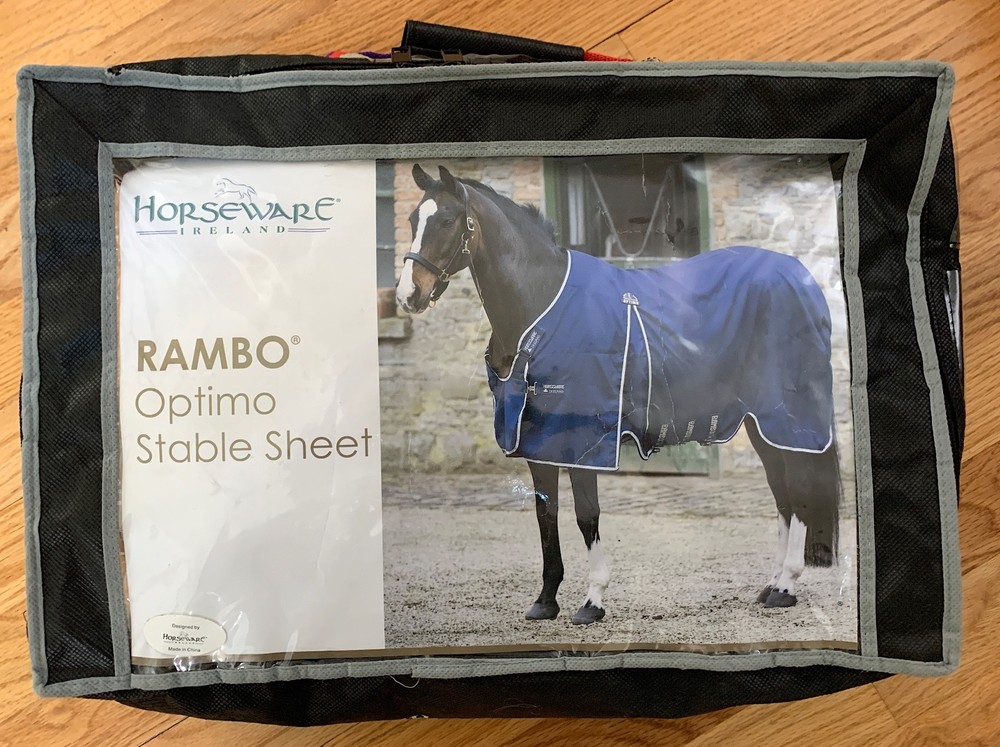 Horseware Rambo Optimo Stable Sheet 66" 0g New!