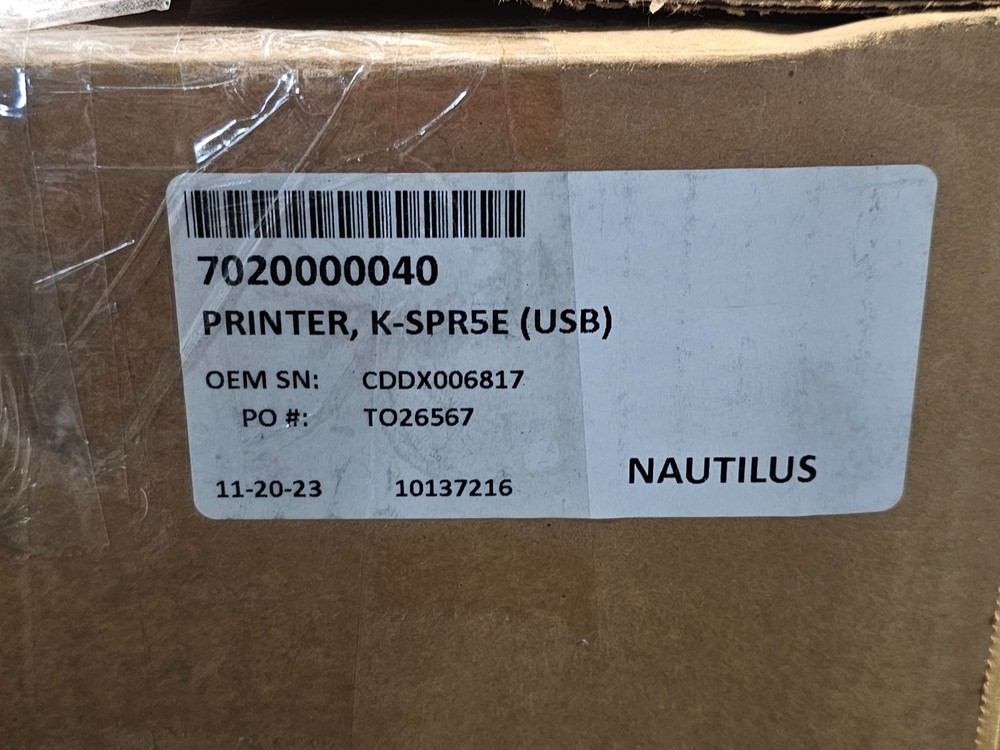 Nautilus 7020000040 ATM Machine Printer K-SPR5E(USB)