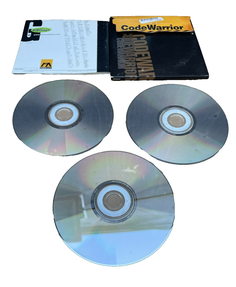 Metrowerks CodWarrior Professional Release 3 Mac Os Tools, U12031