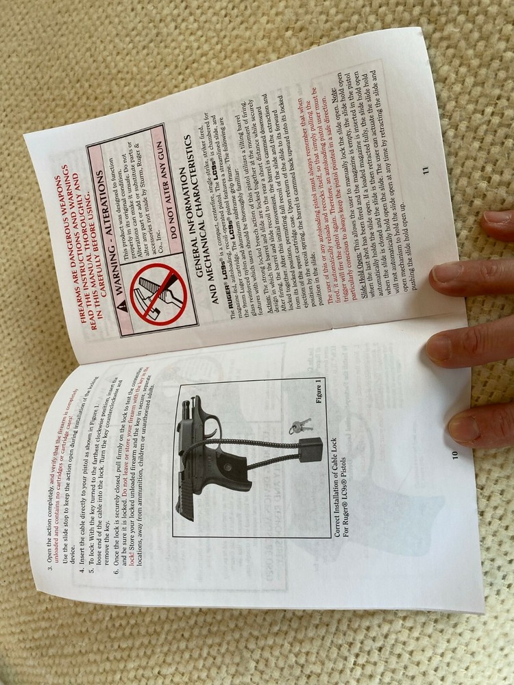 Ruger LC95 Owner's Manual