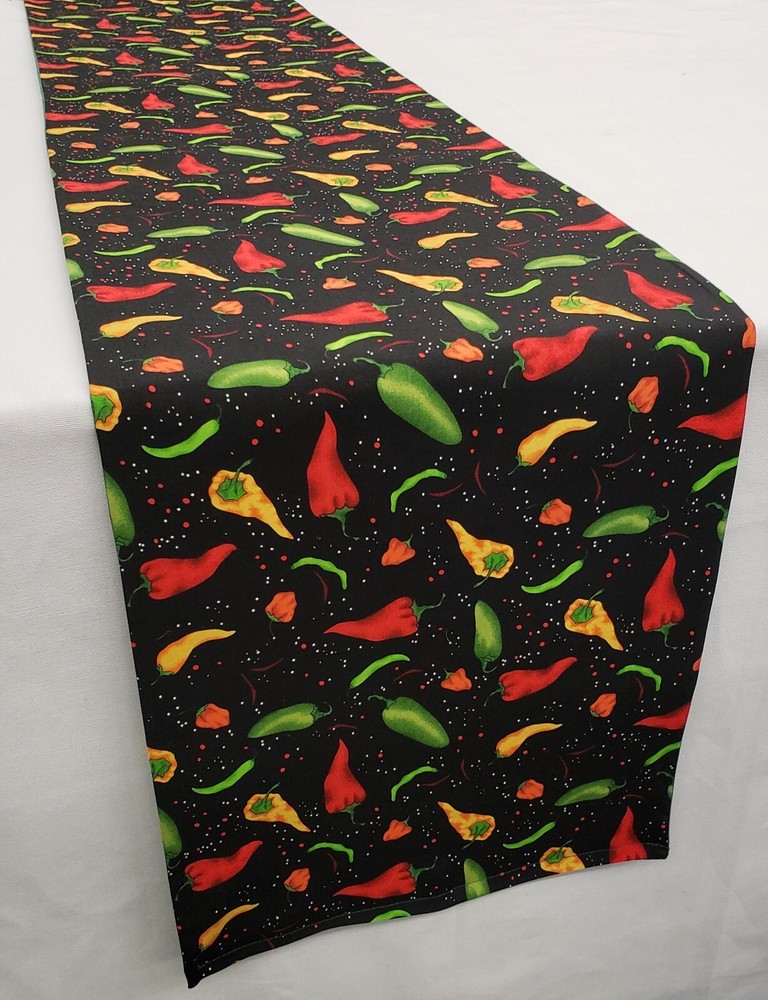 Hot Peppers Table Runner
