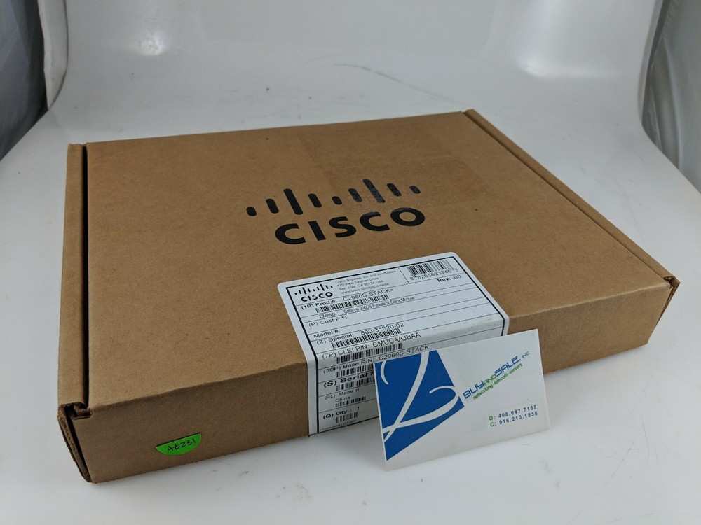 New Sealed CISCO C2960S-STACK CATALYST 2960S FLEXSTACK MODULE