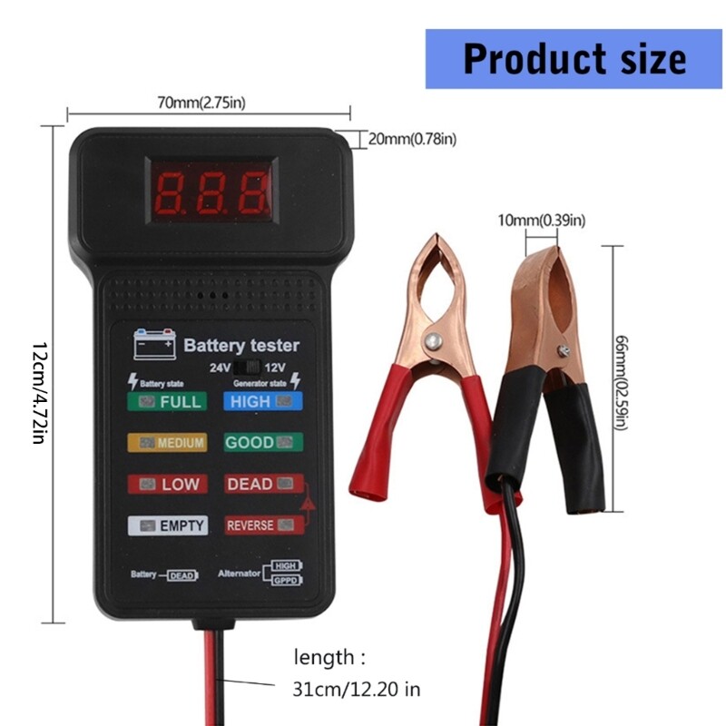 Advanced Battery Evaluation Tool Multiple Vehicle Battery Inspector Simple Use