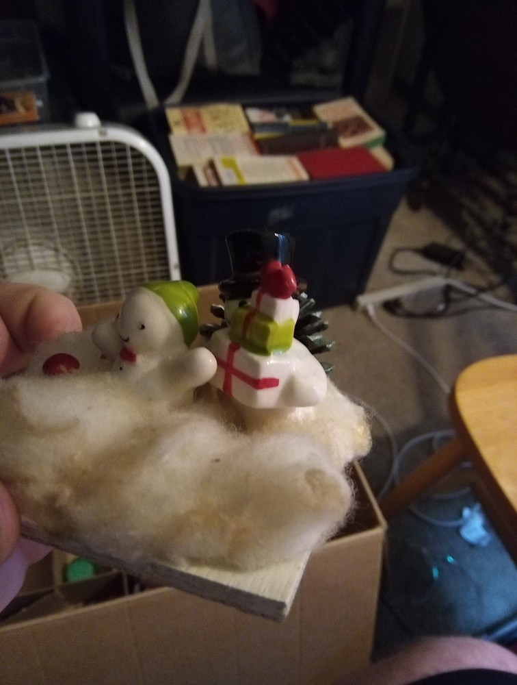 Handmade Christmas Scene Decoration