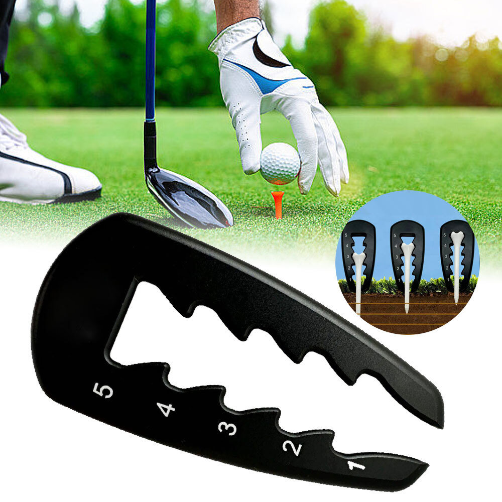 Golf Tee Height Tool Adjustable,Quick Adjust Adjust Golf Tee Tool TR
