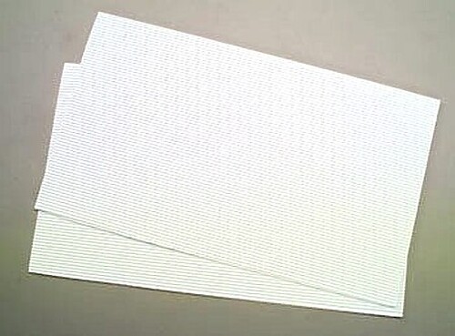 Plastruct Corrugated Siding Patterned Styrene 12 x 7 (2) - Model Scratch