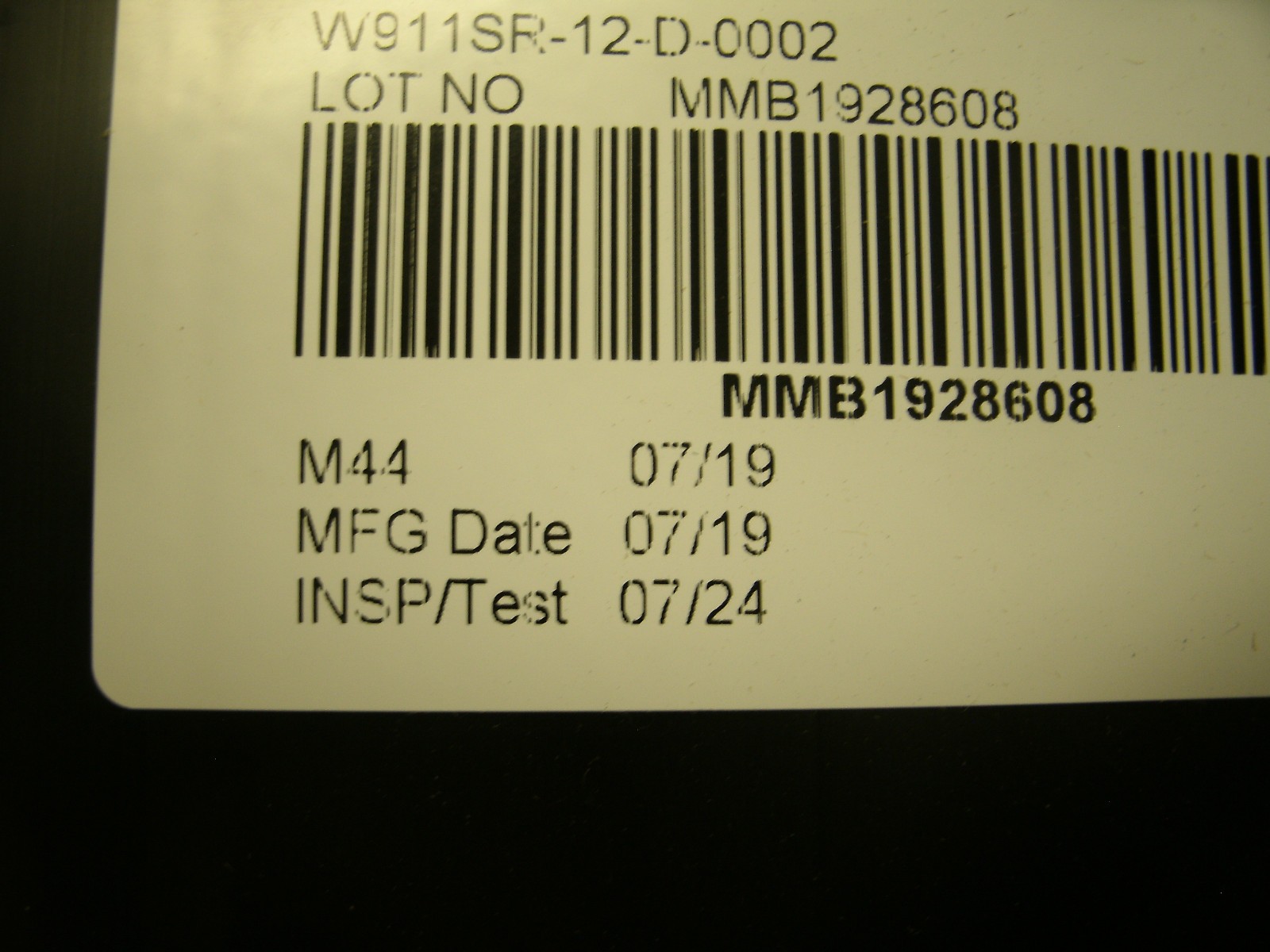 US ARMY AVON M50/M61 GAS MASK FILTER 2024 INSPECTION SEALED NEW